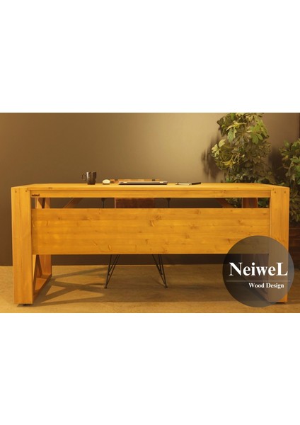 Owen x Ahşap Ofis ve Çalışma MASASI-80 cm -120 cm