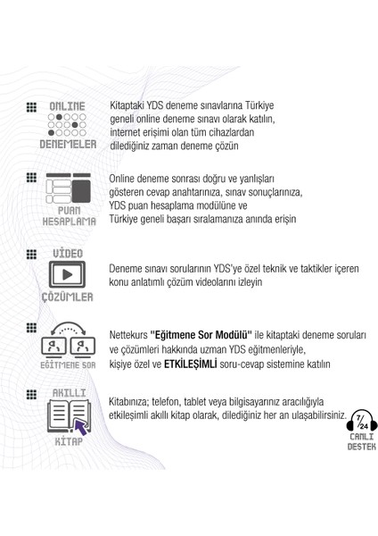 Yds Video Çözümlü Akıllı 10 Deneme E-Kitap fiyatları