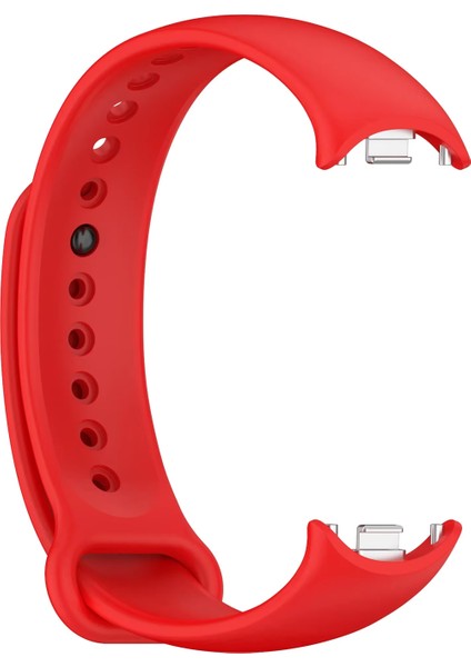 Xiaomi Mi Band 8/mi Band 9 ile Uyumlu Delikli Silikon Kordon Kayış - KY6551