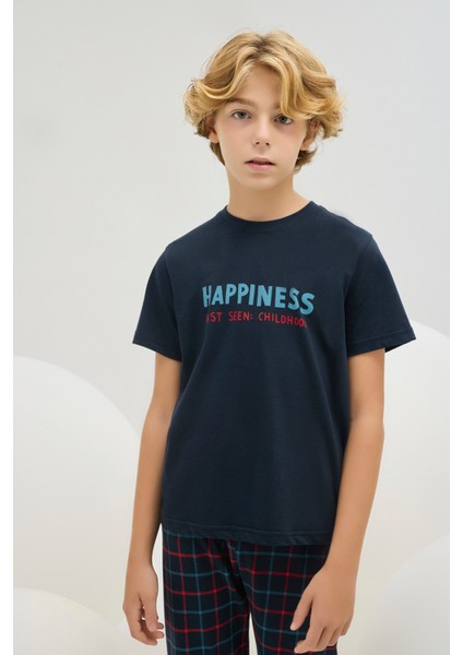 8800 Erkek Ç. Baskılı Pijama Takım