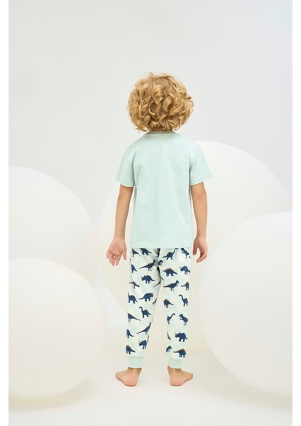 8781 Erkek Ç. Baskılı Pijama Takım