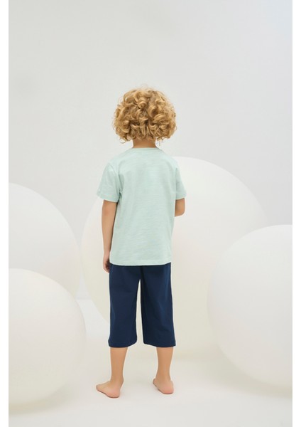 8783 Erkek Ç. Baskılı Kısa Pijama Takım fırsatları