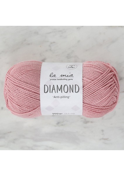 Diamond Pembe El Örgü Ipi - L164 - 33738