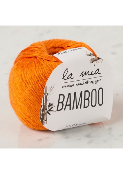La Mia Bamboo Turuncu El Örgü Ipi - L150 - 33855