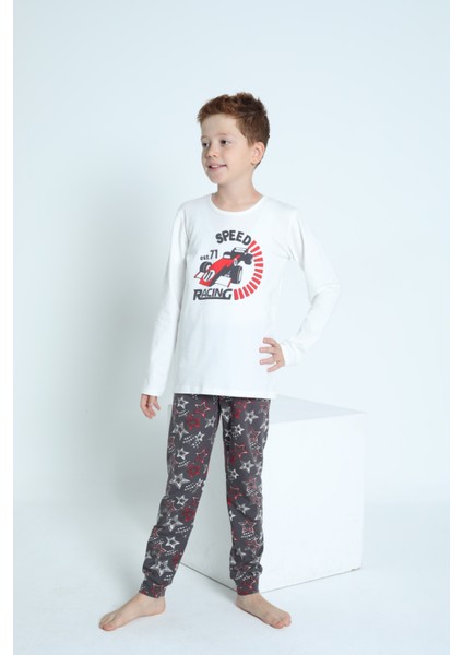 7718 Baskılı Erkek Ç. Pijama Takımı