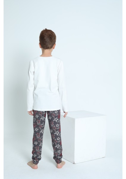 7718 Baskılı Erkek Ç. Pijama Takımı