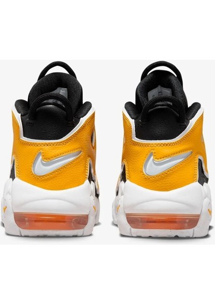 Air More Uptempo Kı Leather Sneaker Hakiki Deri Günlük Spor Ayakkabı Siyah Sarı modelleri