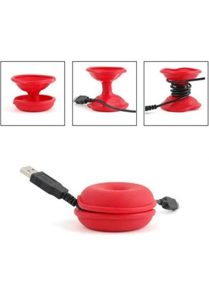 Kablo Düzenleyici Cable Turtle Pratik 3 Boy Birden Mouse Laptop Şarj Tv Kablo Toplayıcı Kablo Sar