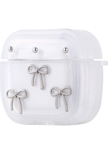 Kurdele Figürlü Şeffaf Airpods 3 Kılıfı