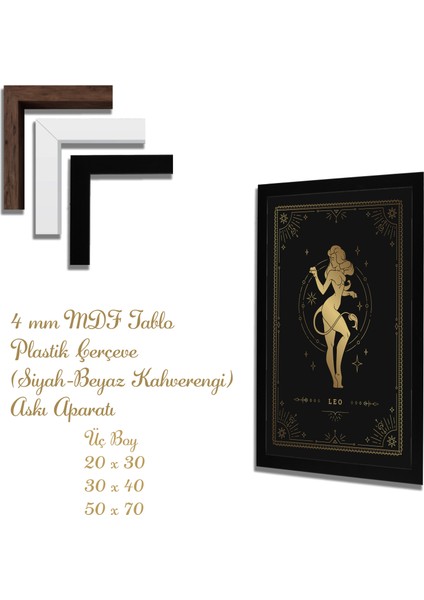 Yapay Zeka Görselli Mdf Plastik Çerçeveli Dekoratif Tablo fiyatları