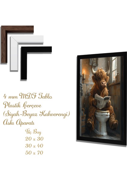 Yapay Zeka Görselli Mdf Plastik Çerçeveli Dekoratif Tablo fiyatları