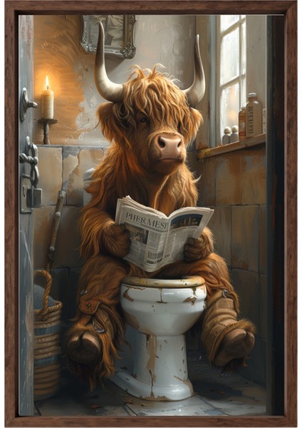 Yapay Zeka Görselli Mdf Plastik Çerçeveli Dekoratif Tablo modelleri