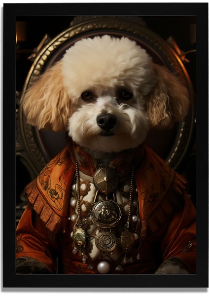 Yapay Zeka Görselli Mdf Plastik Çerçeveli Dekoratif Tablo