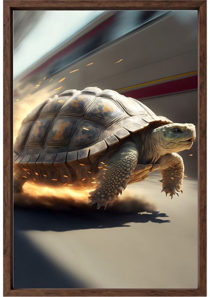 Yapay Zeka Görselli Mdf Plastik Çerçeveli Dekoratif Tablo modelleri