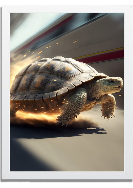 Yapay Zeka Görselli Mdf Plastik Çerçeveli Dekoratif Tablo fırsatları