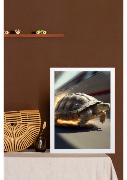 Yapay Zeka Görselli Mdf Plastik Çerçeveli Dekoratif Tablo indirimleri