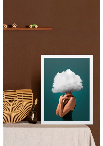 Yapay Zeka Görselli Mdf Plastik Çerçeveli Dekoratif Tablo indirimleri