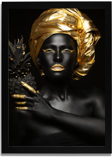 Yapay Zeka Görselli Mdf Plastik Çerçeveli Dekoratif Tablo