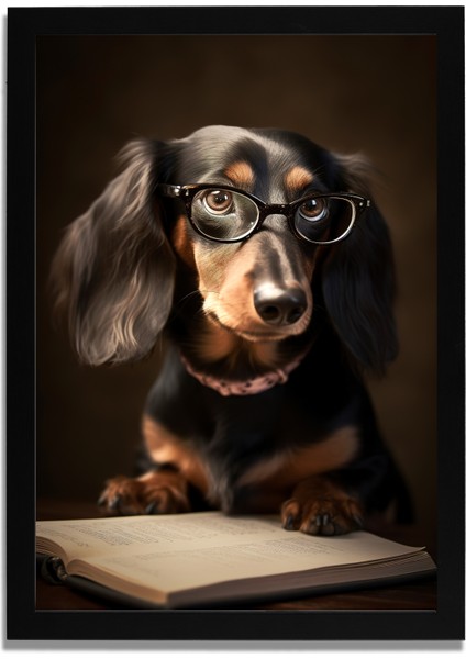 Yapay Zeka Görselli Mdf Plastik Çerçeveli Dekoratif Tablo