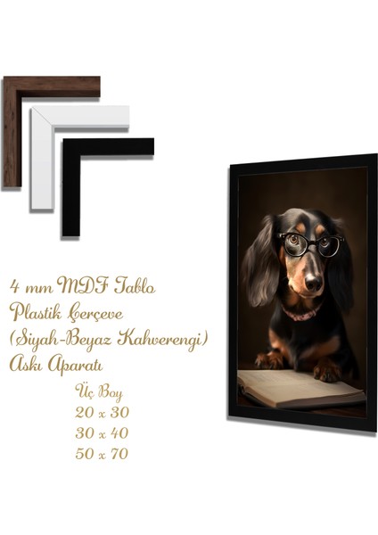 Yapay Zeka Görselli Mdf Plastik Çerçeveli Dekoratif Tablo fiyatları