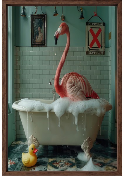 Yapay Zeka Görselli Mdf Plastik Çerçeveli Dekoratif Tablo modelleri