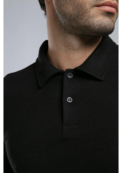 Jody Erkek Polo Yaka T-Shirt Siyah fırsatları