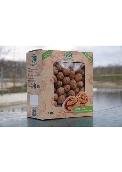 Livermore Kabuklu Kırmızı Kuru Ceviz 3kg (Kutu)