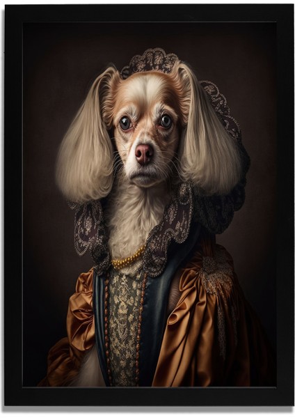 Yapay Zeka Görselli Mdf Plastik Çerçeveli Dekoratif Tablo