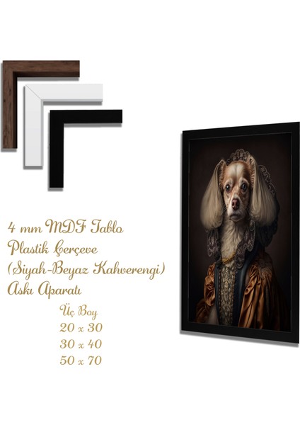 Yapay Zeka Görselli Mdf Plastik Çerçeveli Dekoratif Tablo fiyatları