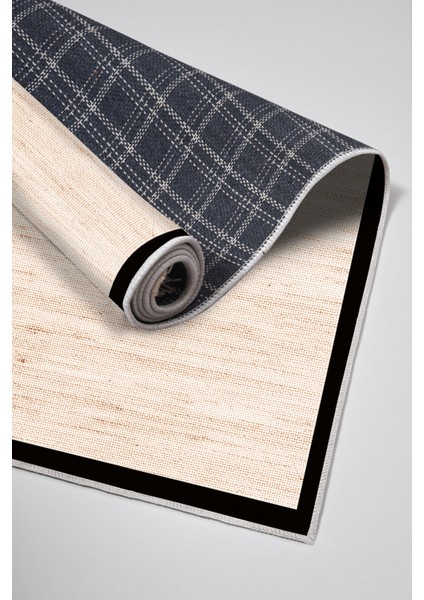 Kaymaz Dijital Mutfak & Salon Halı Luna Pamuk Dokuma E5001 Açık Krem fırsatları