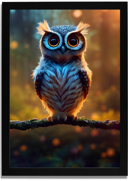 Yapay Zeka Görselli Mdf Plastik Çerçeveli Dekoratif Tablo