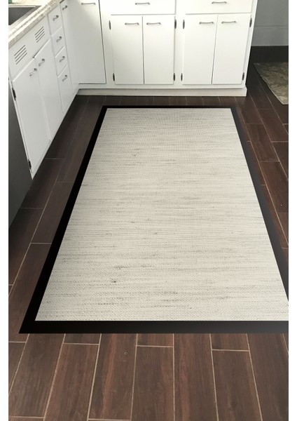 Kaymaz Dijital Mutfak & Salon Halı Saray Deri Dokuma E5001 Bej Gri indirimleri