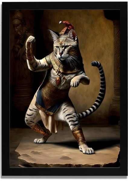 Yapay Zeka Görselli Mdf Plastik Çerçeveli Dekoratif Tablo