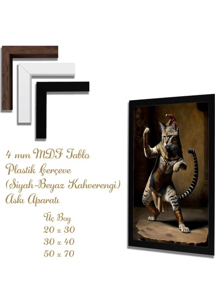 Yapay Zeka Görselli Mdf Plastik Çerçeveli Dekoratif Tablo fiyatları