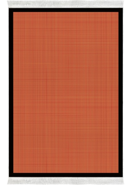 Kaymaz Dijital Mutfak & Salon Halı Saray Deri Saçaklı Dokuma E5007 Kiremit fiyatları