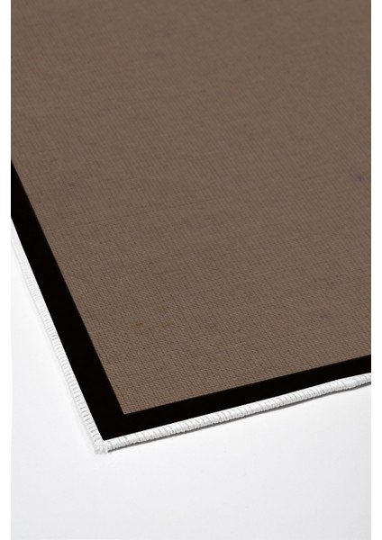 Kaymaz Dijital Mutfak & Salon Halı Saray Deri Dokuma E5001 Koyu Kahve modelleri