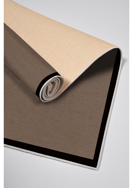 Kaymaz Dijital Mutfak & Salon Halı Saray Deri Dokuma E5001 Koyu Kahve fırsatları