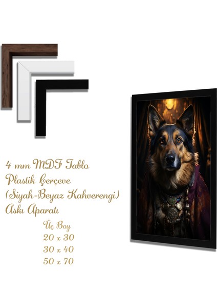 Yapay Zeka Görselli Mdf Plastik Çerçeveli Dekoratif Tablo fiyatları