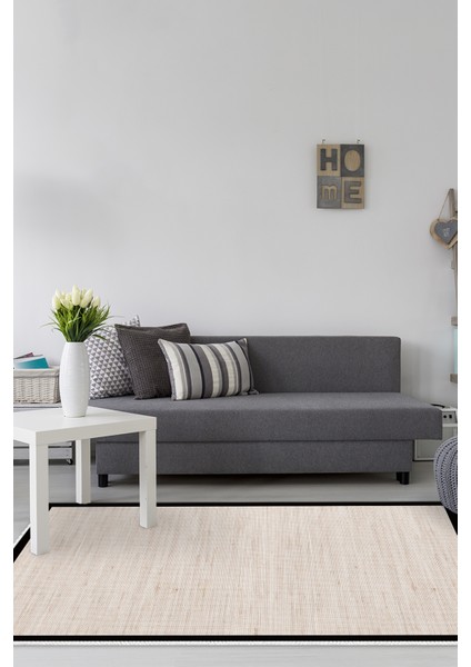Kaymaz Dijital Mutfak & Salon Halı Toprak Dokuma E5007 Açık Bej