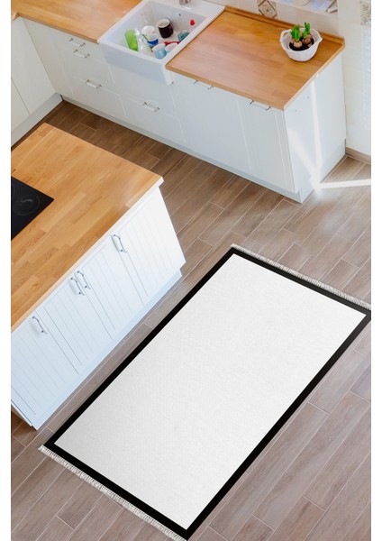 Kaymaz Dijital Mutfak & Salon Halı Toprak Saçaklı Dokuma E5001 Açık Gri indirimleri