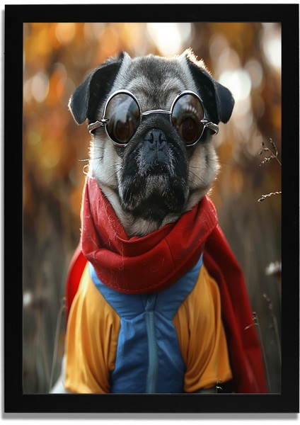 Yapay Zeka Görselli Mdf Plastik Çerçeveli Dekoratif Tablo