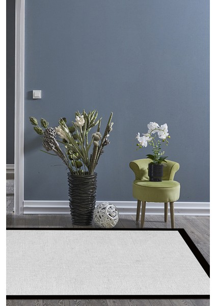 Kaymaz Dijital Mutfak & Salon Halı Toprak Dokuma E5001 Gri