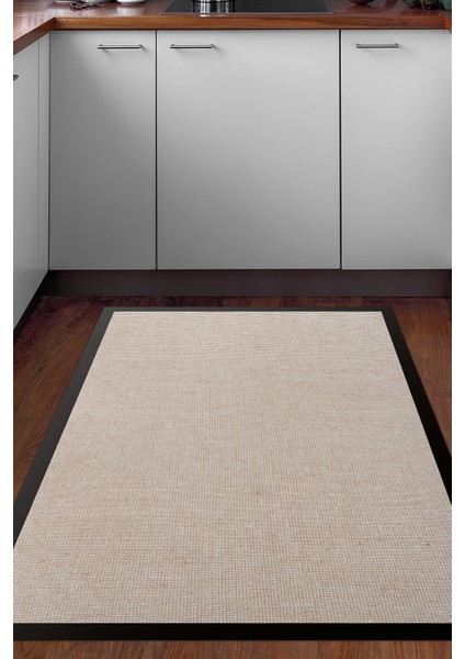 Kaymaz Dijital Mutfak & Salon Halı Luna Pamuk Dokuma E5001 Taupe indirimleri