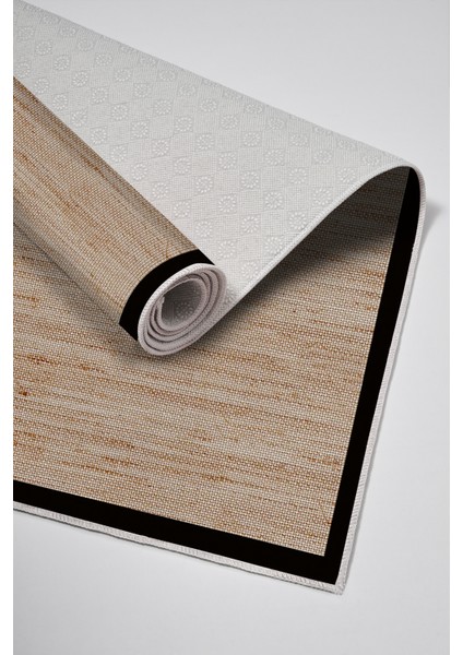 Kaymaz Dijital Mutfak & Salon Halı Toprak Dokuma E5001 Kahve Bej fırsatları