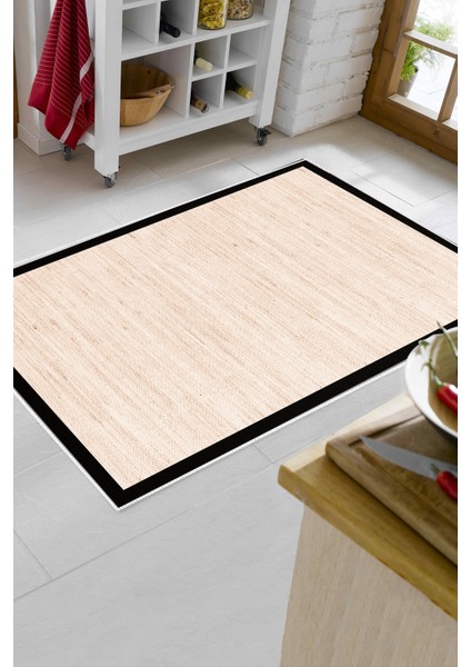 Kaymaz Dijital Mutfak & Salon Halı Saray Deri Dokuma E5001 Açık Krem indirimleri