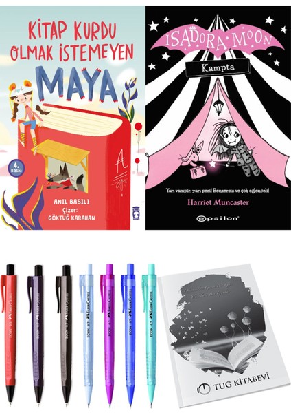 Kitap Kurdu Olmak İstemeyen Maya ve Isadora Moon Kampta