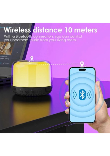 Yüksek Bass Bluetooth Hoparlör Rgb LED Bt Tf Kart Radyo Destekli Ses Bombası Bluetooth Speaker