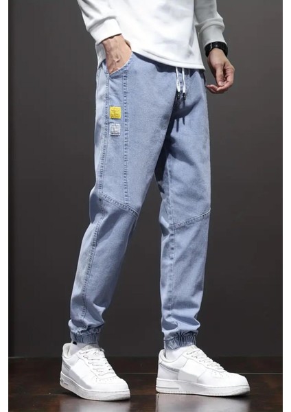 Reax Joss Beli ve Paçası Lastikli Ipli Jogger Kesim Erkek Jean Pantolon fiyatları