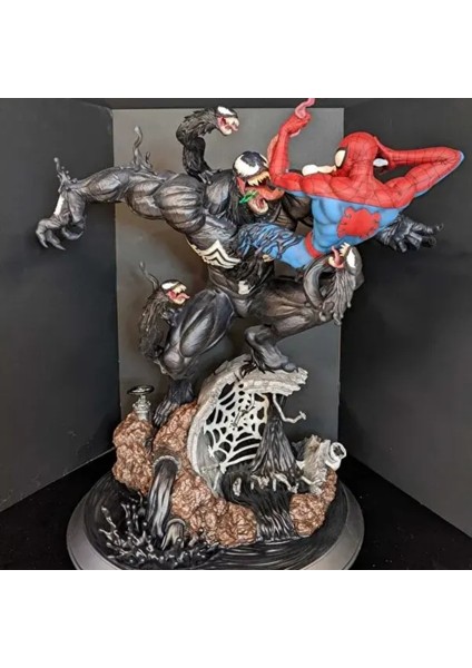 Venom Vs Spiderman Savaş Figürü 20/25/35/45 Cm-Reçine-Plabaskı fırsatları