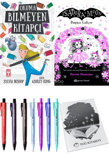 Okuma Bilmeyen Kitapçı ve Isadora Moon Düğüne Gidiyor